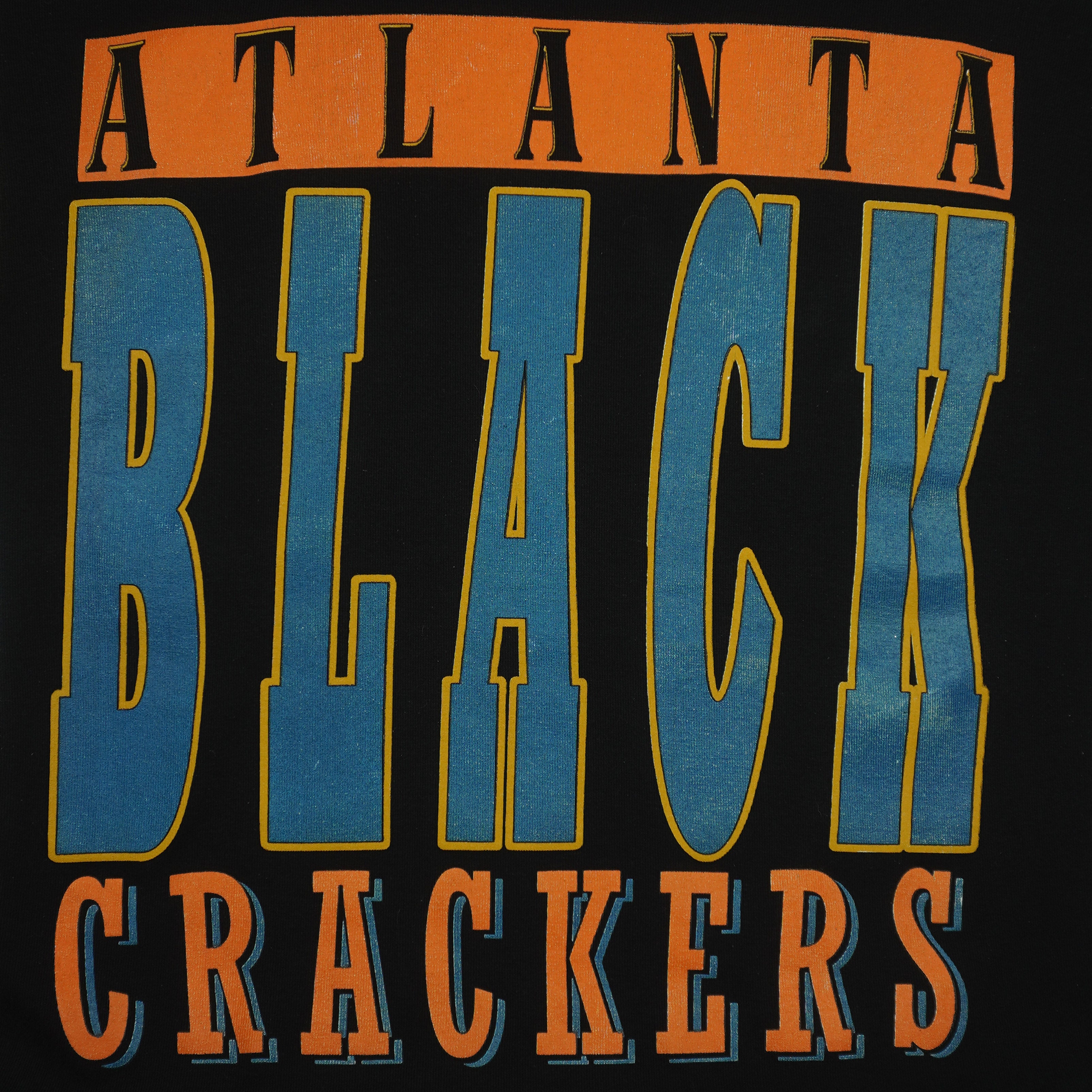 MLB - Atlanta Black Crackers The Negro Leagues T-Shirt 1990s XX-Large Vintage Retro Baseball