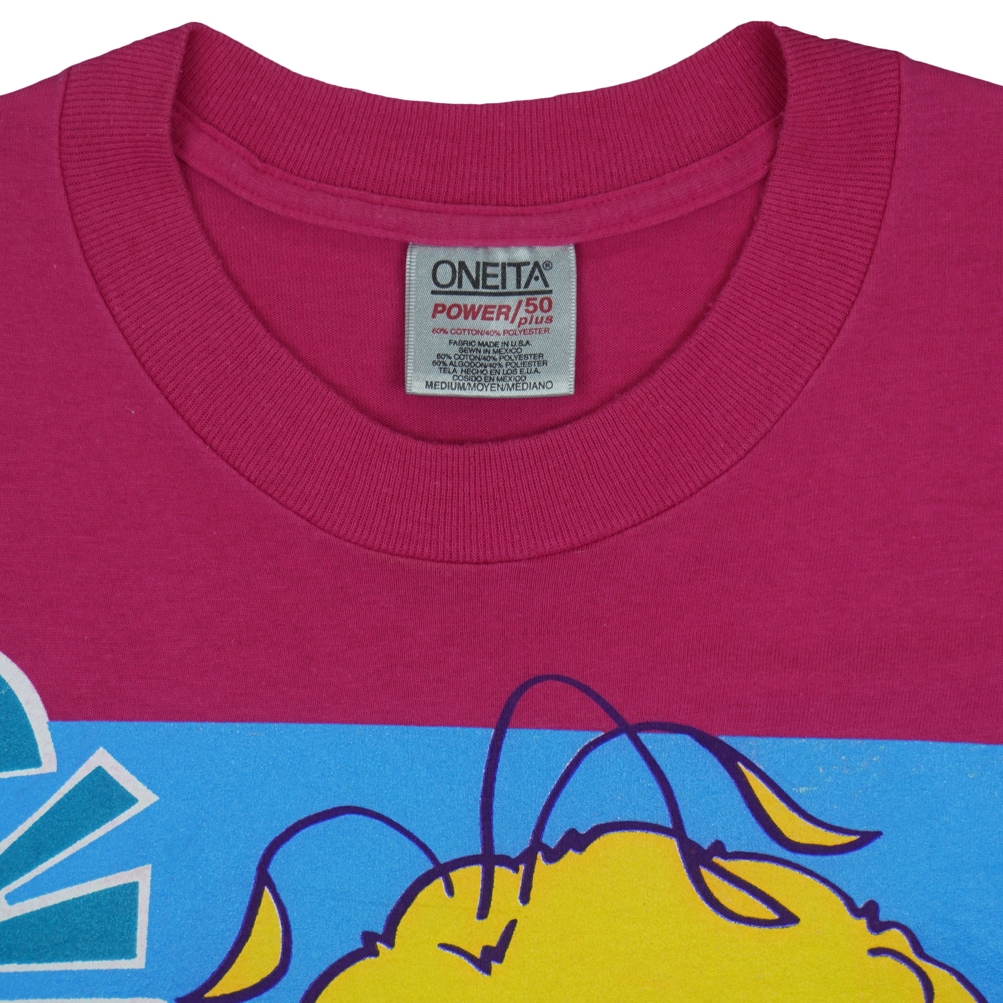 Vintage (Oneita) - Big Bird Sesame Place Single Stitch T-Shirt 1990s Medium Vintage Retro