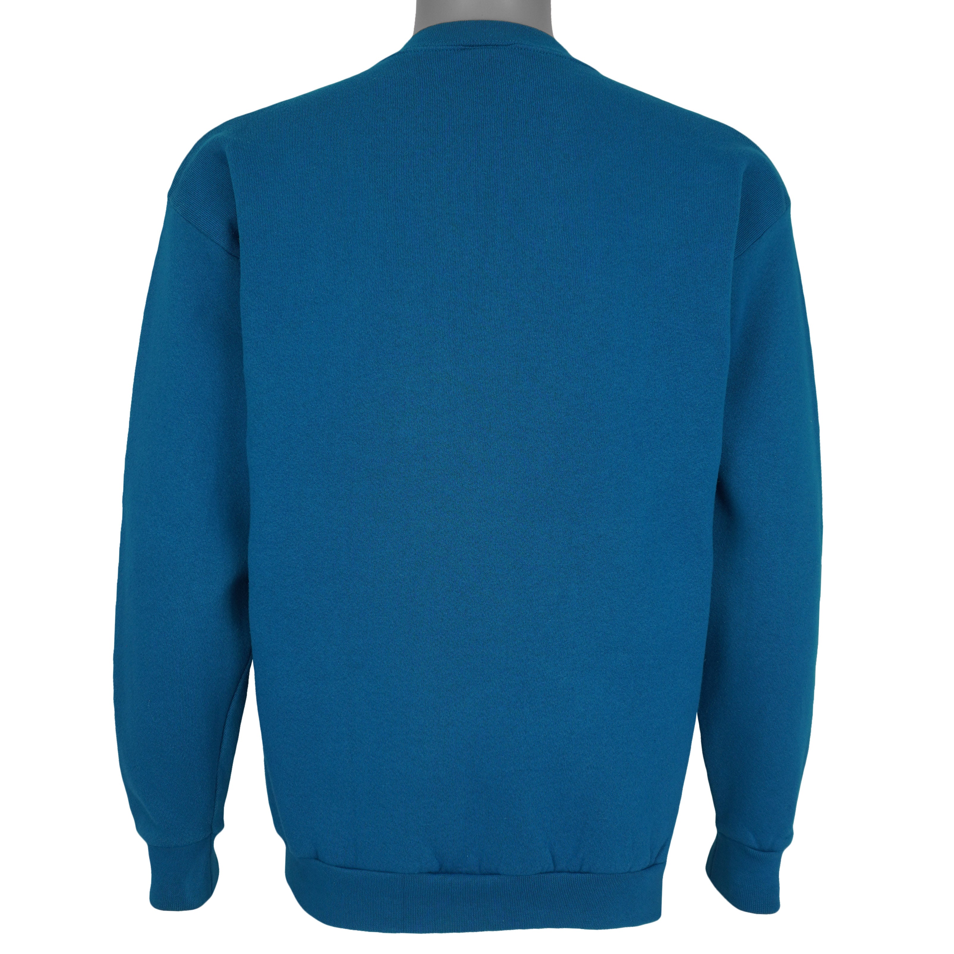 NFL (Logo 7) - Jacksonville Jaguars Football Embroidered Sweatshirt 1990s Medium Vintage Retro Football