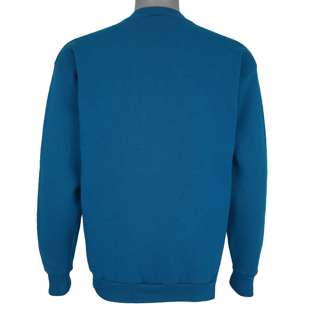NFL (Logo 7) - Jacksonville Jaguars Football Embroidered Sweatshirt 1990s Medium Vintage Retro Football