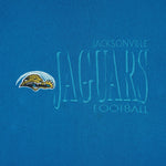 NFL (Logo 7) - Jacksonville Jaguars Football Embroidered Sweatshirt 1990s Medium Vintage Retro Football