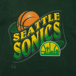 NBA (Pro Player) - Seattle SuperSonics Single Stitch T-Shirt 1990s Large