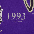 MLB (Lee Sport) - Colorado Rockies National League Crew Neck Sweatshirt 1996 X-Large Vintage Retro Baseball