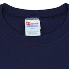 Budweiser (Hanes) - Blue Spell Out Crew Neck Sweatshirt 1993 X-Large Vintage Retro