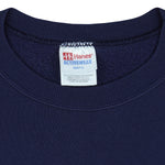 Budweiser (Hanes) - Blue Spell Out Crew Neck Sweatshirt 1993 X-Large Vintage Retro