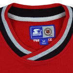 Starter (NHL) - Detroit Red Wings Big Logo Sweatshirt 1990s Medium Vintage Retro Hockey