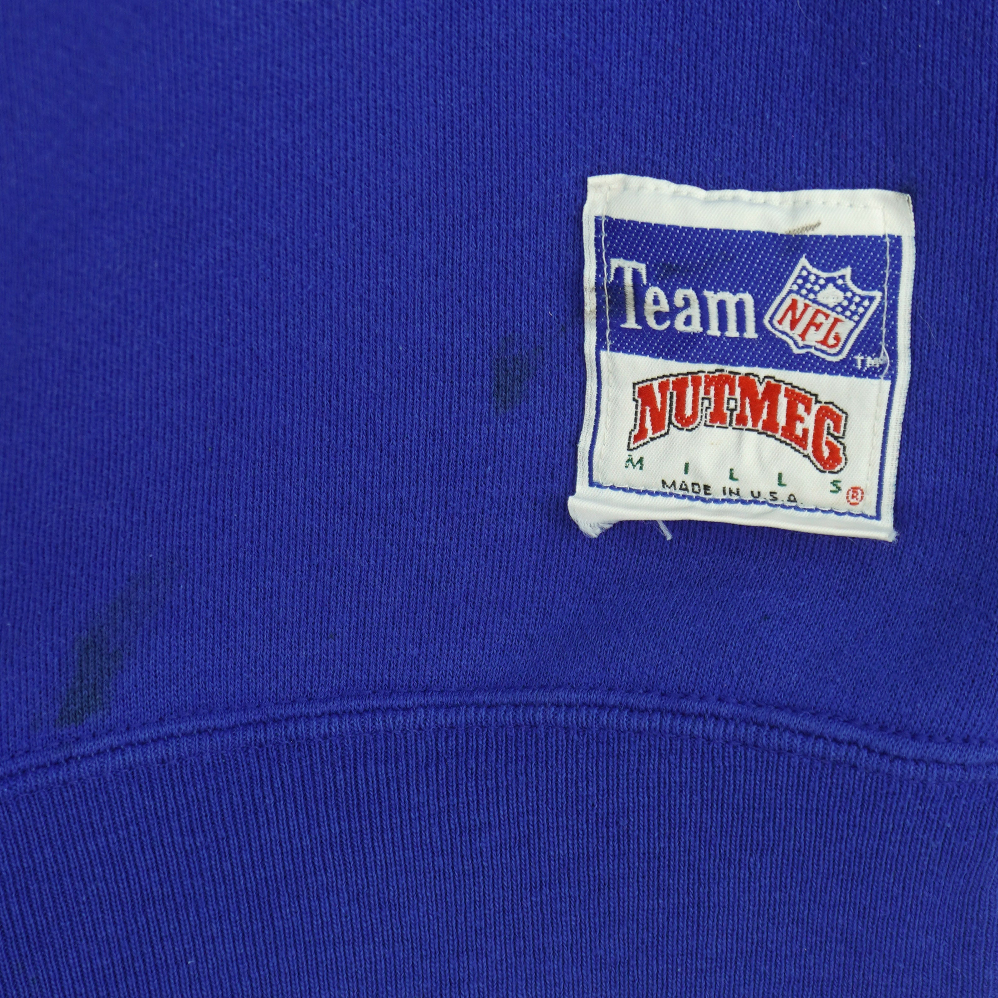 NFL (Nutmeg) - New York Giants Sweatshirt 1990s X-Large Vintage Retro Football
