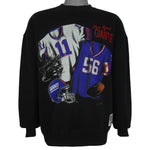 NFL (Nutmeg) - New York Giants Football Jersey Sweatshirt 1993 Large Vintage Retro Football