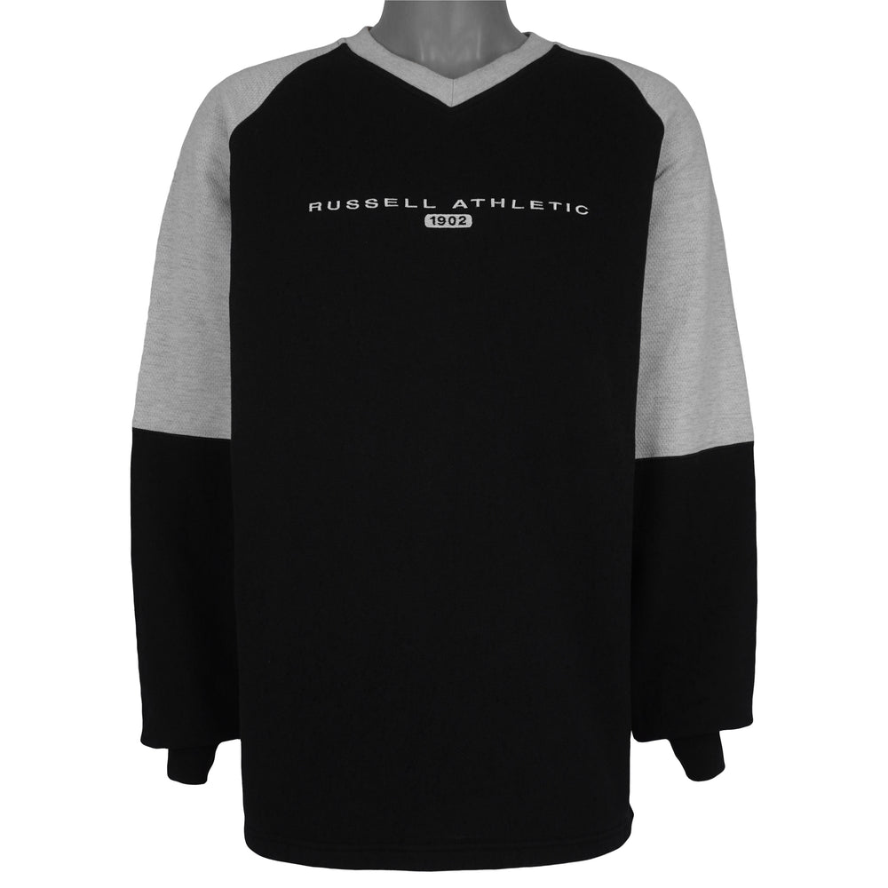 Vintage - Russell Athletic Embroidered Crew Neck Sweatshirt 1990s Large Vintage Retro