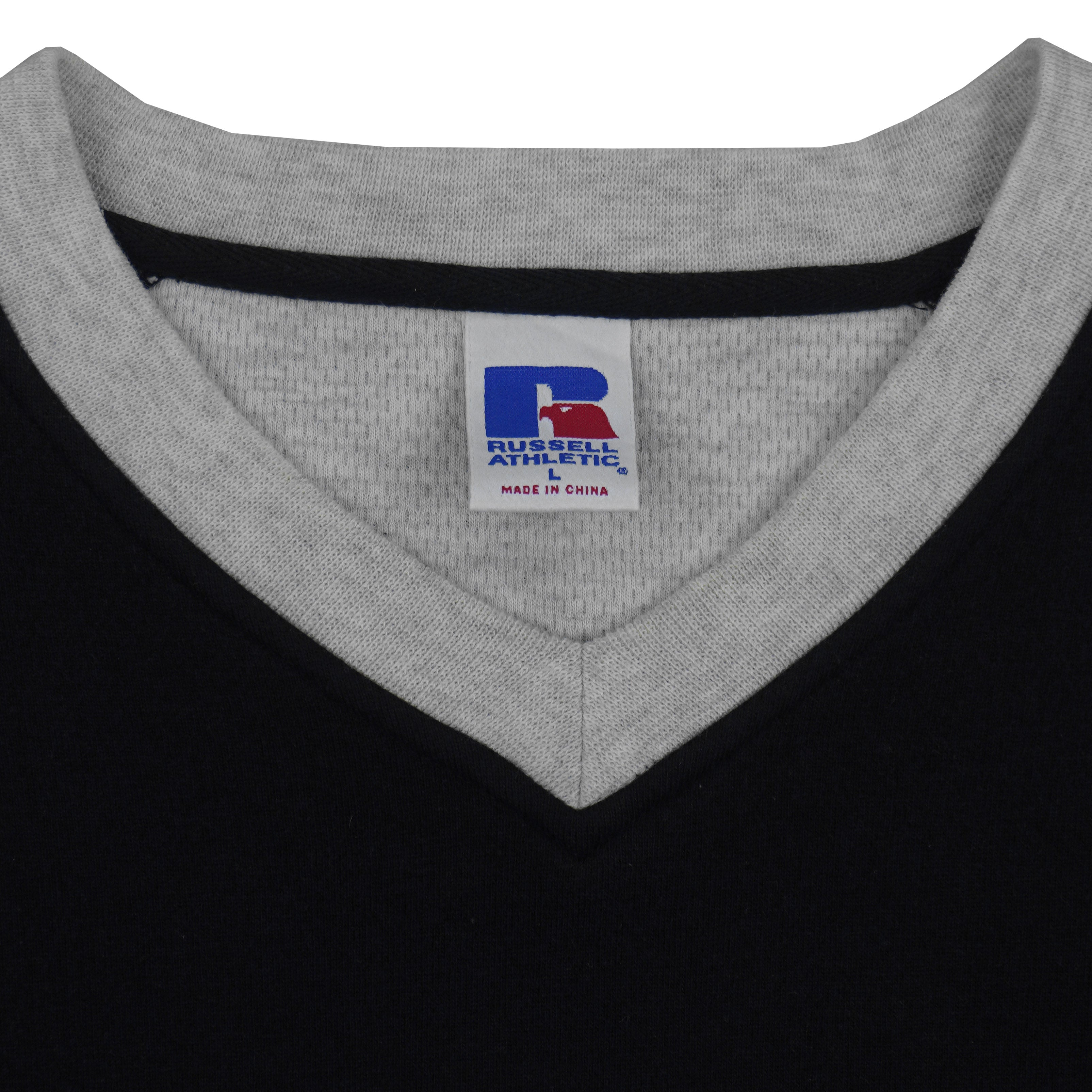 Vintage - Russell Athletic Embroidered Crew Neck Sweatshirt 1990s Large Vintage Retro