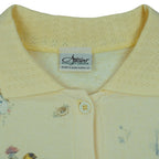 Vintage (Artisans)- Birds Button-Up Cardigan Large Vintage Retro