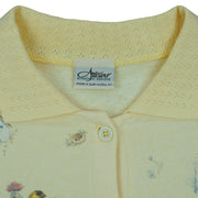 Vintage (Artisans)- Birds Button-Up Cardigan Large Vintage Retro