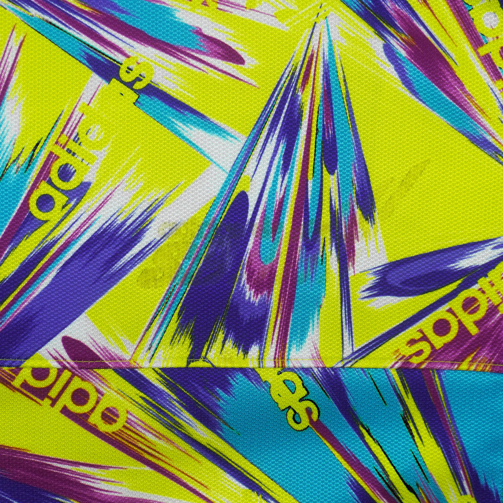 Adidas - Neon Multicolor Track Jacket 1990s Large Vintage Retro