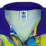 Adidas - Neon Multicolor Track Jacket 1990s Large Vintage Retro