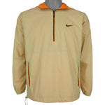 Nike - 1/4 Zip Hooded Pullover Windbreaker 1990s Medium Vintage Retro