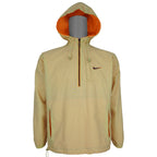 Nike - 1/4 Zip Hooded Pullover Windbreaker 1990s Medium Vintage Retro