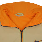 Nike - 1/4 Zip Hooded Pullover Windbreaker 1990s Medium Vintage Retro