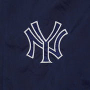 MLB (Pro Player) - Blue & Grey Yankees Reversible Windbreaker 1990s X-Large Vintage Retro Baseball