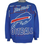 NFL (Riddell) - Buffalo Bills Big Logo Crew Neck Sweatshirt 1998 X-Large Vintage Retro Football