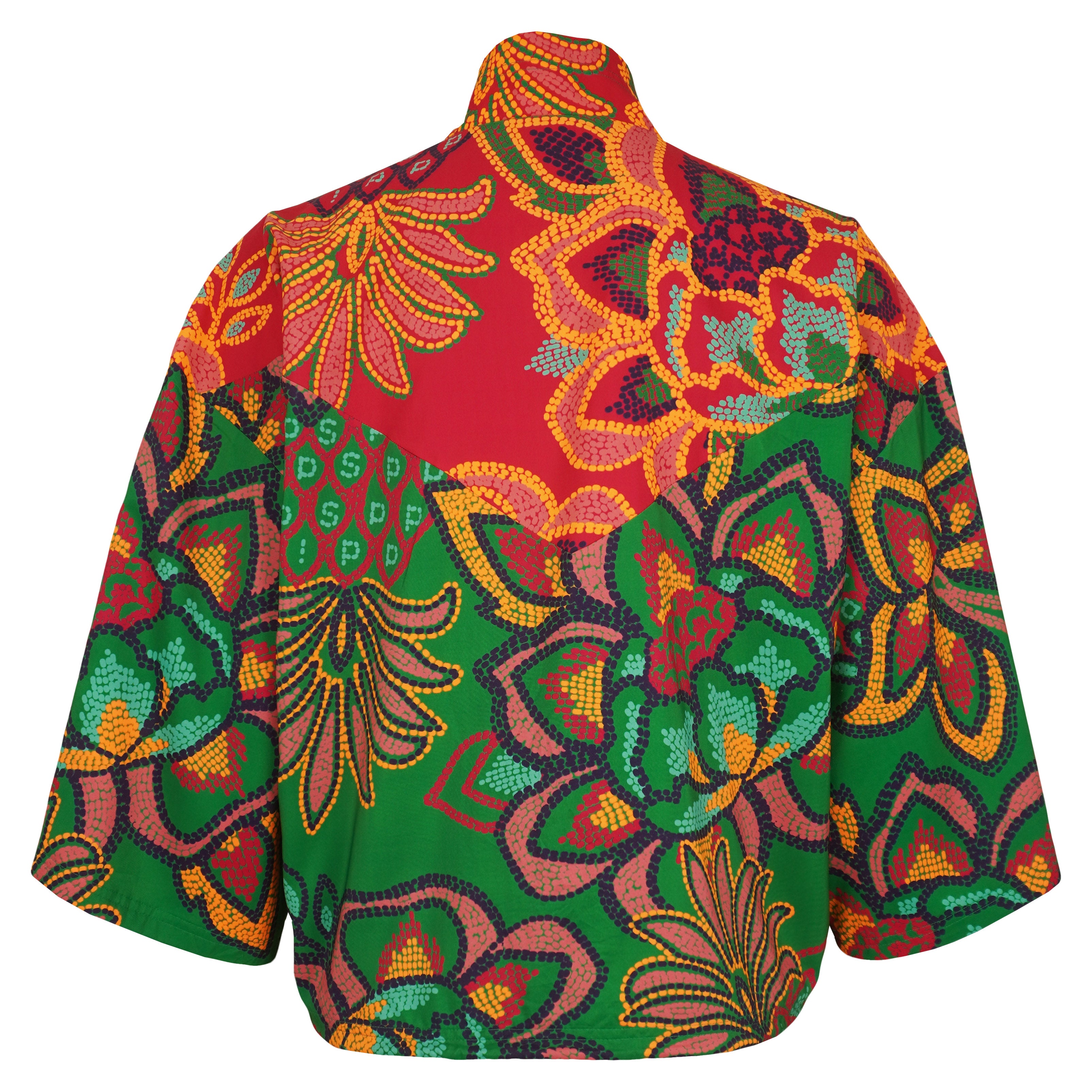 Adidas - Floral Pattern Windbreaker 1990s Large Vintage Retro