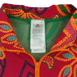 Adidas - Floral Pattern Windbreaker 1990s Large Vintage Retro