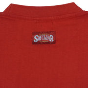 NHL (Softwear) - Calgary Flames Single Stitch T-Shirt 1994 Medium Vintage Retro Hockey