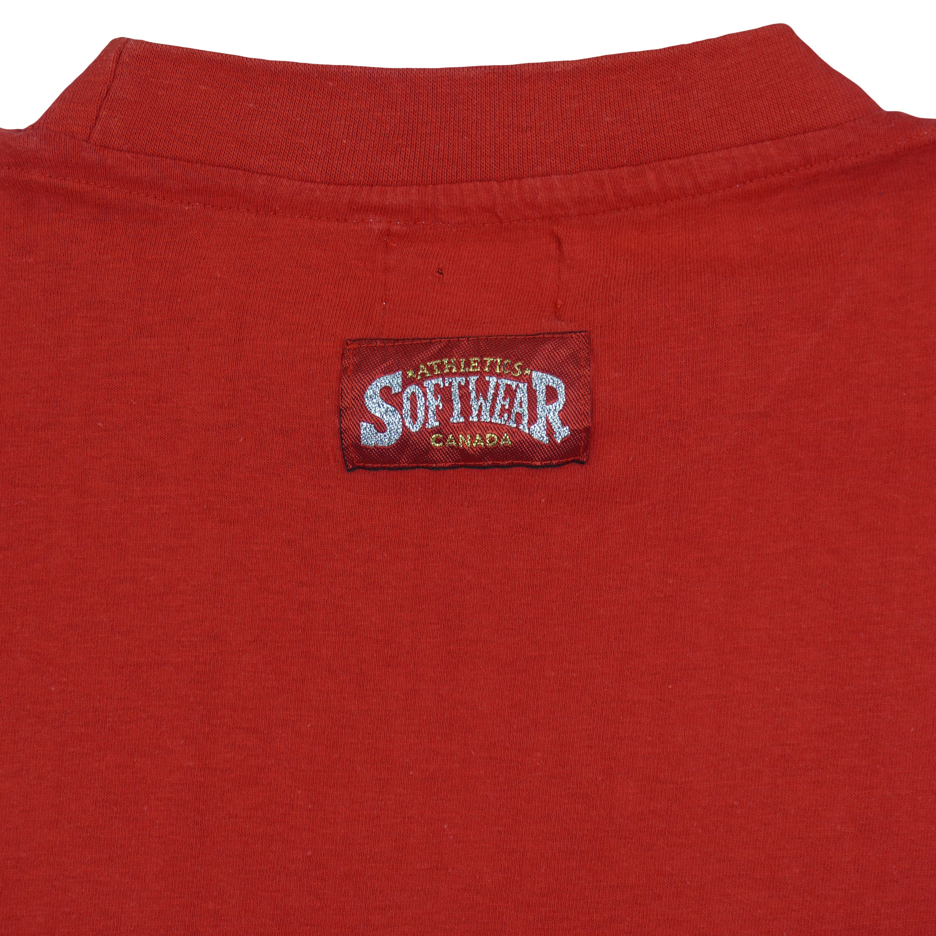 NHL (Softwear) - Calgary Flames Single Stitch T-Shirt 1994 Medium Vintage Retro Hockey