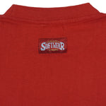 NHL (Softwear) - Calgary Flames Single Stitch T-Shirt 1994 Medium Vintage Retro Hockey