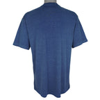 Vintage Wilson - Football Graphic T-Shirt 1990s Large in blue and navy