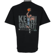 Nike (NBA) - Minnesota Timberwolves Kevin Garnett #21 T-Shirt 1990s Medium Vintage Retro Basketball