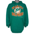 NFL (The Game) - Miami Dolphins Hooded Sweatshirt 1994 X-Large Vintage Retro Football