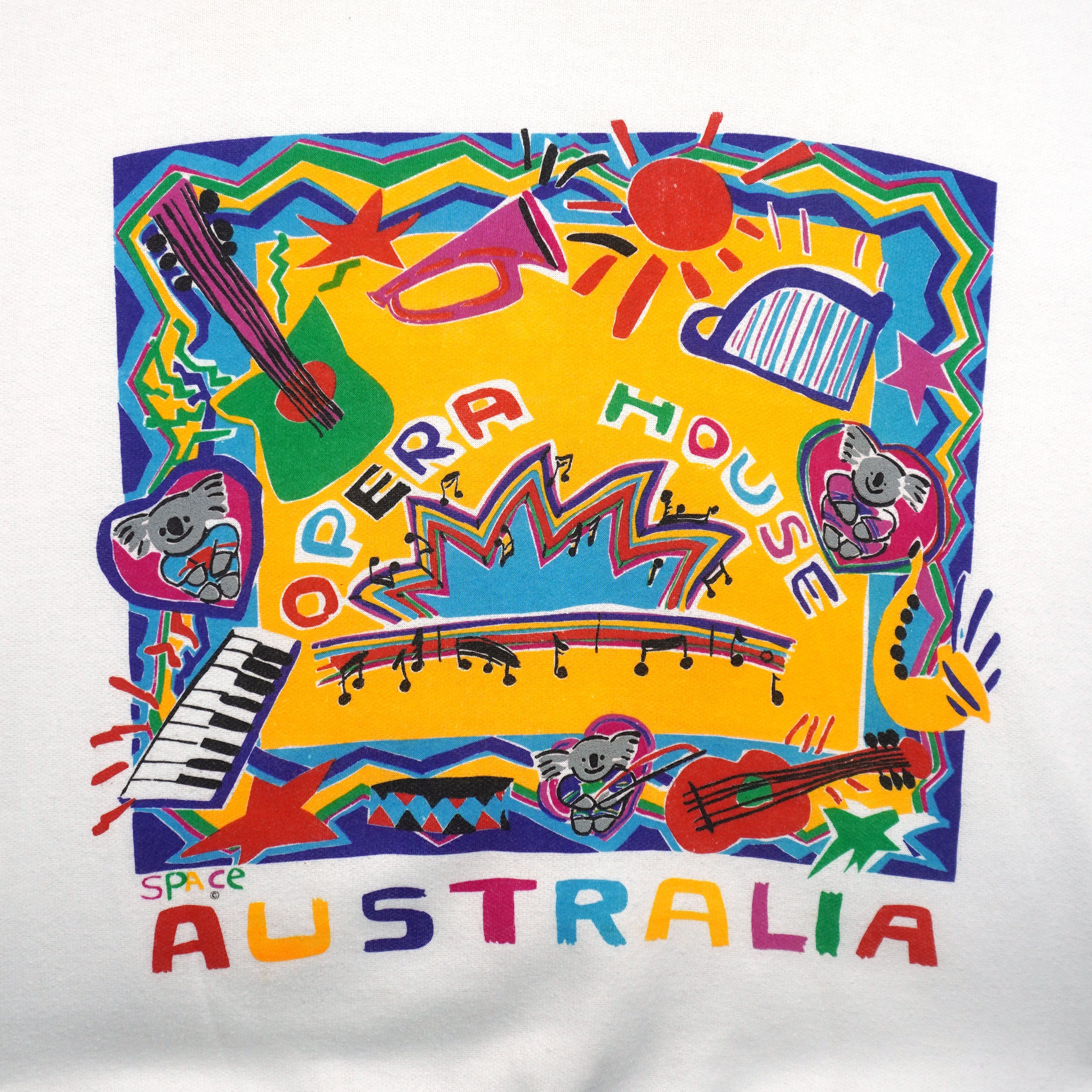 Vintage (Space) - Australia Opera House Sweatshirt 1990s X-Large Vintage Retro