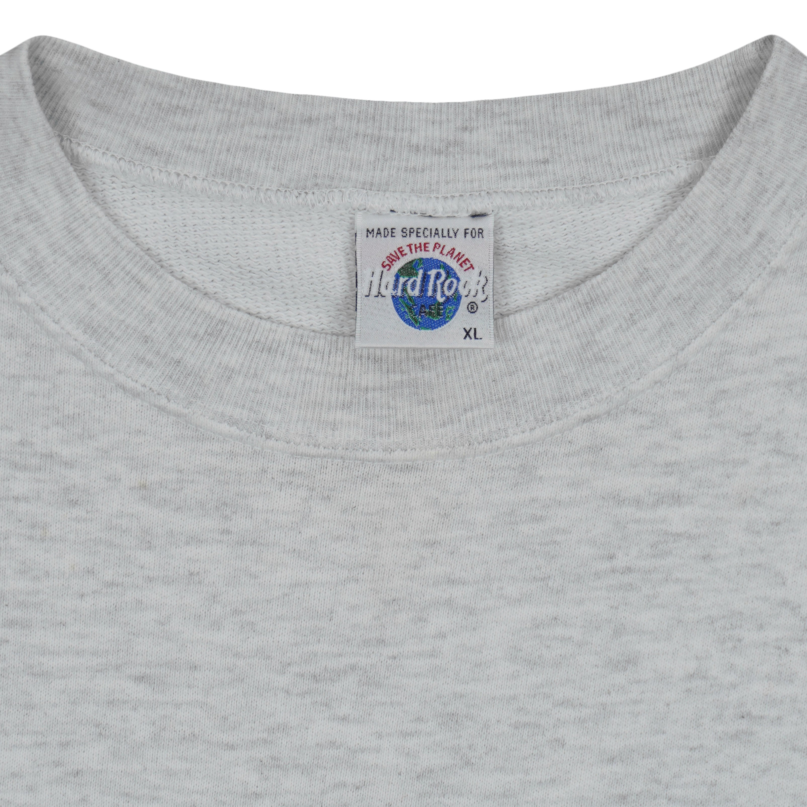 Vintage - Hard Rock Cafe Singapore Crew Neck Sweatshirt 1990s X-Large Vintage Retro