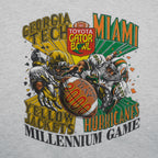 NCAA (Lee) - Georgia Tech Vs Miami Hurricanes Millennium Game Sweatshirt 2000 Large Vintage Retro