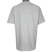 Adidas - Grey Big Logo T-Shirt 1990s X-Large Vintage Retro