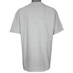 Adidas - Grey Big Logo T-Shirt 1990s X-Large Vintage Retro