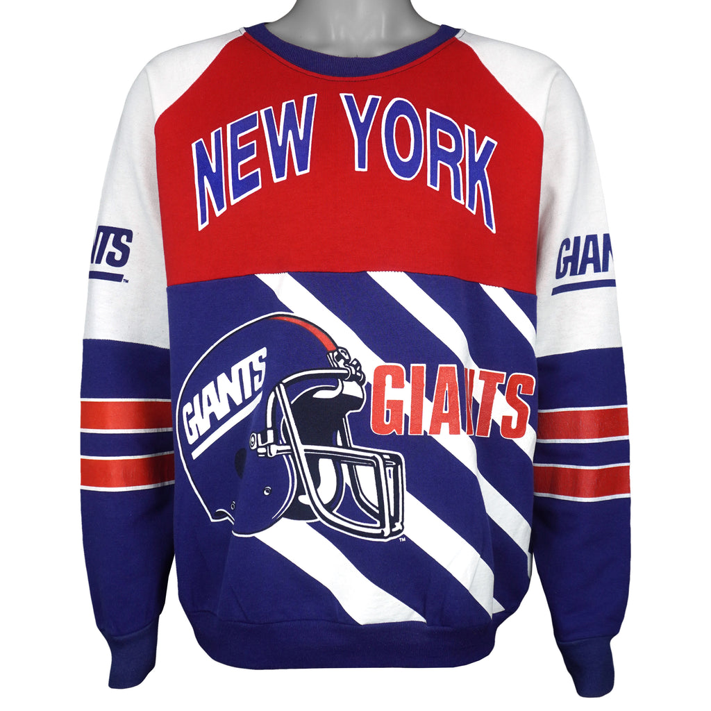 NFL (Garan Inc.) - New York Giants Crew Neck Sweatshirt 1980s X-Large Vintage Retro Football