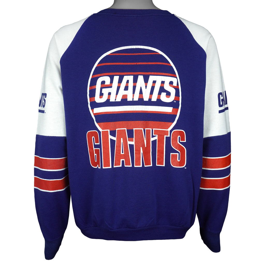NFL (Garan Inc.) - New York Giants Crew Neck Sweatshirt 1980s X-Large Vintage Retro Football
