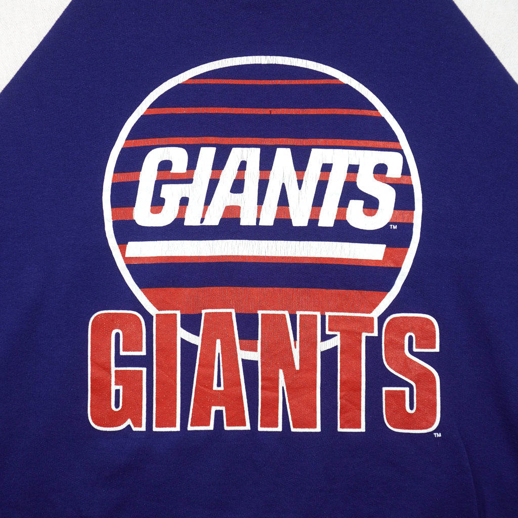 NFL (Garan Inc.) - New York Giants Crew Neck Sweatshirt 1980s X-Large Vintage Retro Football