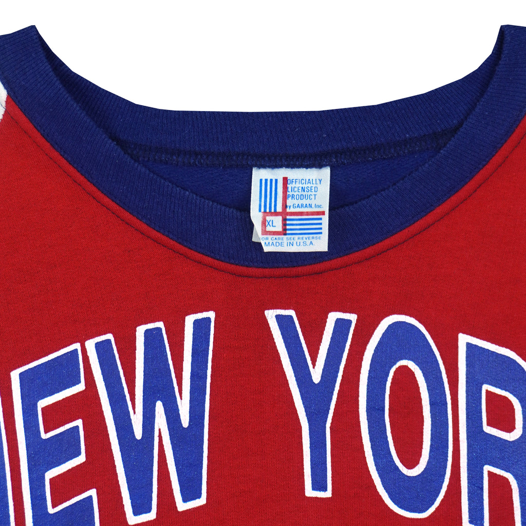 NFL (Garan Inc.) - New York Giants Crew Neck Sweatshirt 1980s X-Large Vintage Retro Football