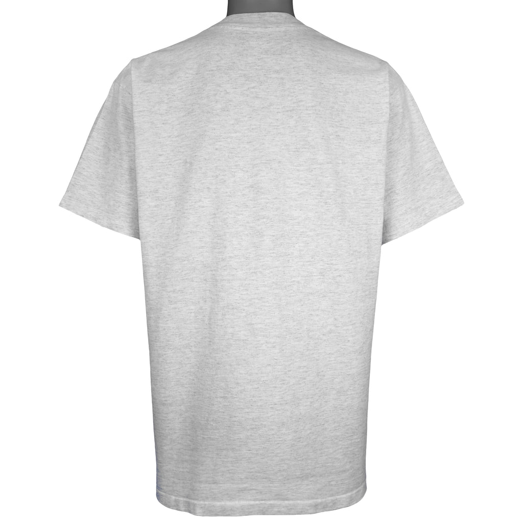 NFL (Nutmeg) - Miami Dolphins Embroidered T-Shirt 1990s X-Large Vintage Retro Football