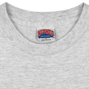 NFL (Nutmeg) - Miami Dolphins Embroidered T-Shirt 1990s X-Large Vintage Retro Football