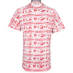 NHL (Fruit Of The Loom) - Montreal Canadiens All Over Print T-Shirt 1990s Medium Vintage Retro Hockey