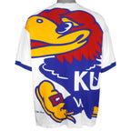 NCAA (The Game) - Kansas Jayhawks Big Logo T-Shirt 1990s X-Large Vintage Retro