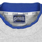 Vintage MLB (Softwear) - Montreal Expos Roll-Up Sleeve Baseball T-Shirt 1993 Large in gray and blue