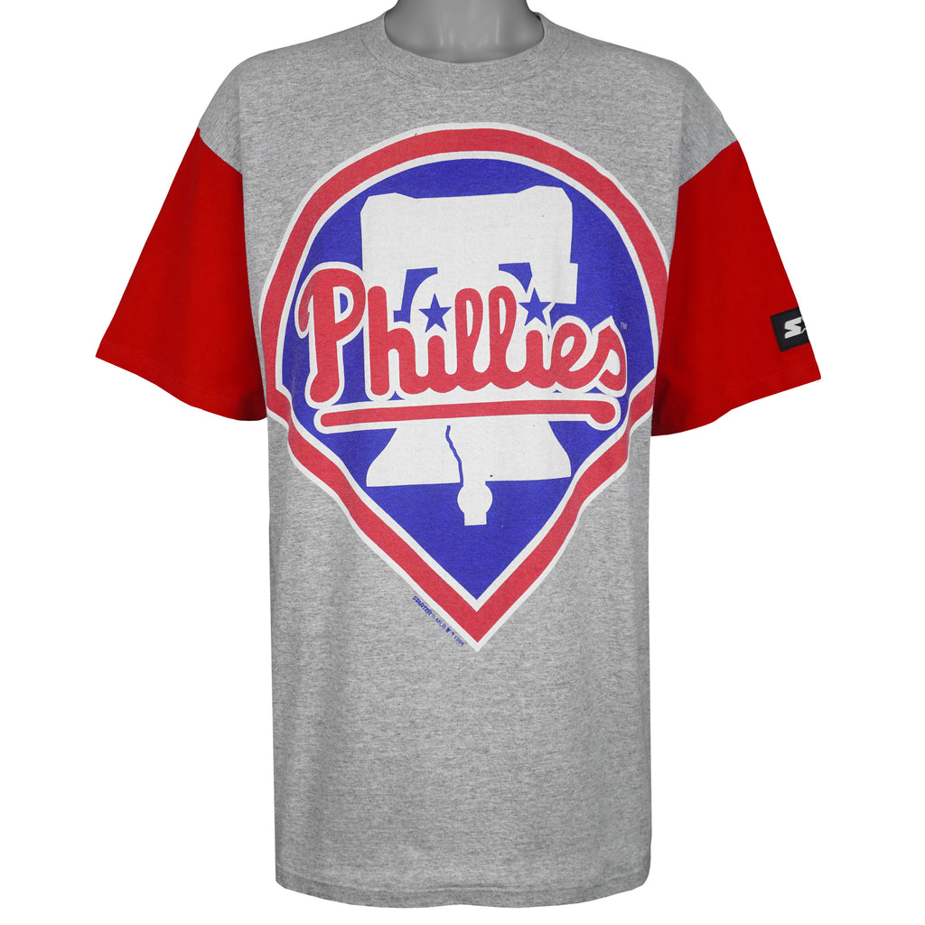 Starter (MLB) - Philadelphia Phillies Big Logo T-Shirt 1994 X-Large Vintage Retro Baseball