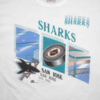 NHL (Team Rated) - San Jose Sharks Hockey T-Shirt 1994 X-Large Vintage Retro Hockey