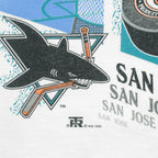NHL (Team Rated) - San Jose Sharks Hockey T-Shirt 1994 X-Large Vintage Retro Hockey