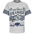 NHL - Los Angeles Kings Triple Crown Line T-Shirt 1990s Large Vintage Retro Hockey