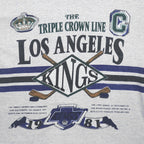 NHL - Los Angeles Kings Triple Crown Line T-Shirt 1990s Large Vintage Retro Hockey